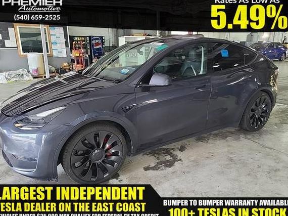 TESLA MODEL Y 2022 7SAYGDEF1NF408151 image